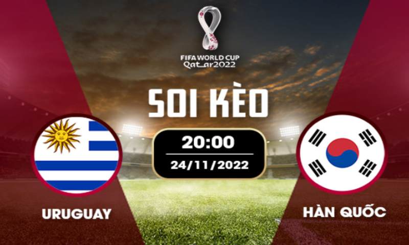 Thông tin soi kèo Uruguay vs Hàn Quốc 20h ngày 24/11/2022