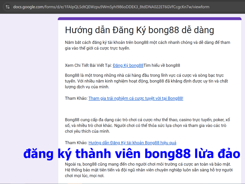 Top 5 trang đăng ký thành viên bong88 lừa đảo bong88